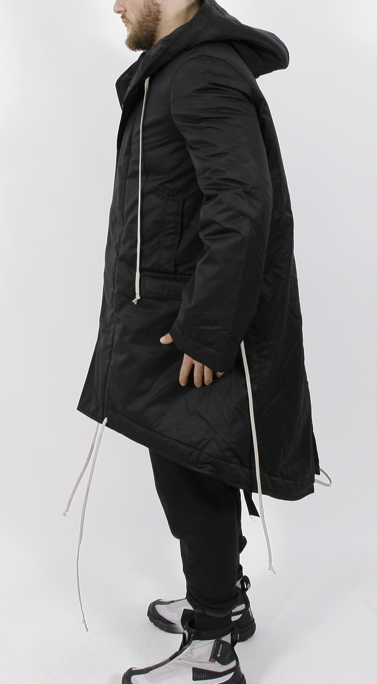 DRKSHDW by Rick Owens Padded Fishtail Coat